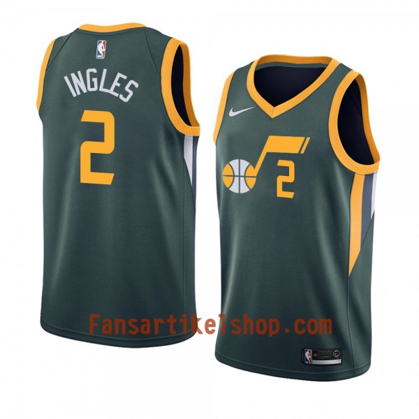 Utah Jazz Trikot Joe Ingles 2 2018-19 Nike Grün Swingman - Herren Utah Jazz Trikot Joe Ingles 2 2018-19 Nike Grün Swingman - Herren